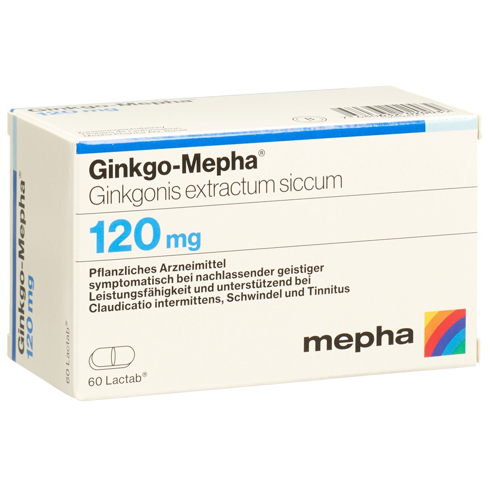 Ginkgo-Mepha 120 mg, Filmtabletten