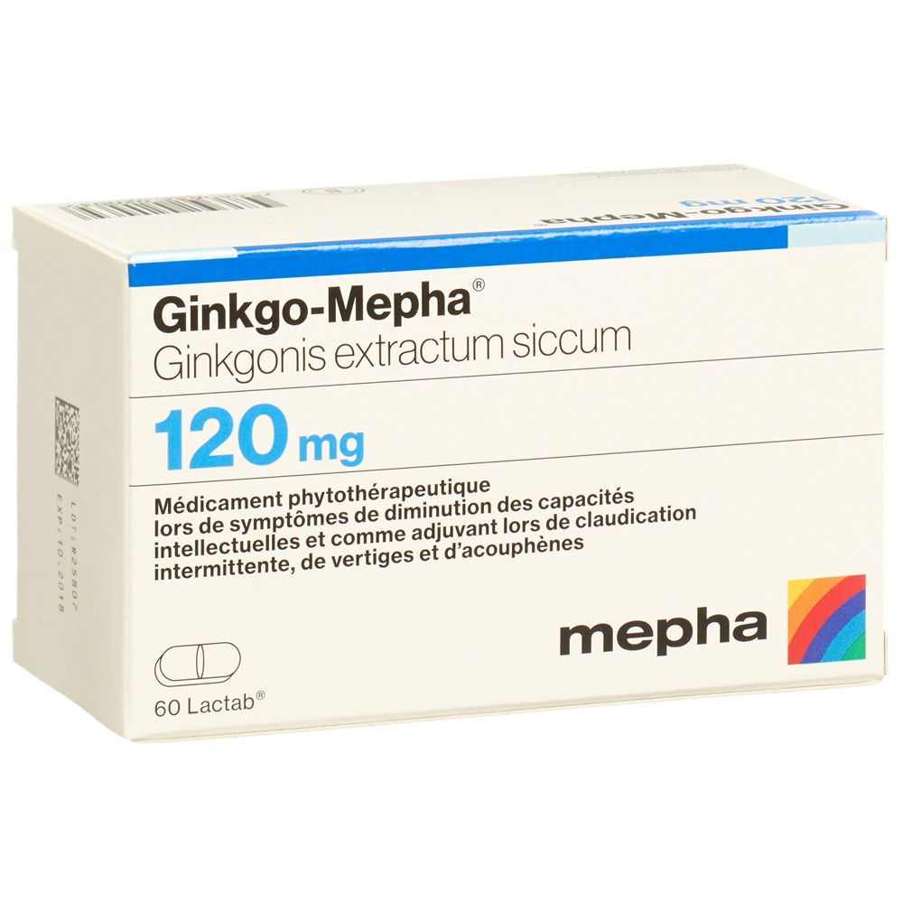Ginkgo-Mepha 120 mg, Filmtabletten