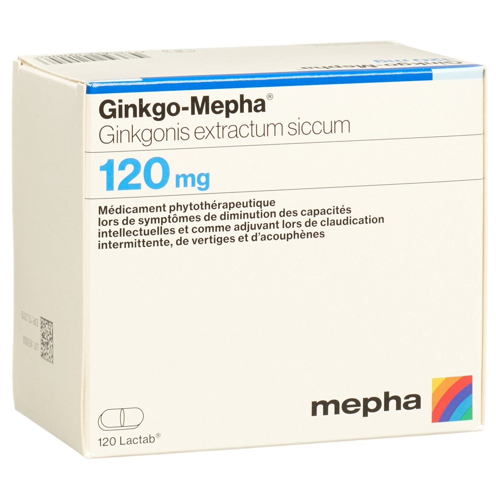 GINKGO Mepha cpr pell 120 mg 120 pce