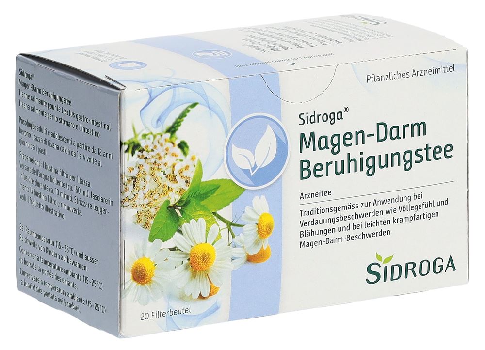 SIDROGA tisane calm p tract gastro-int 20 sach 2 g