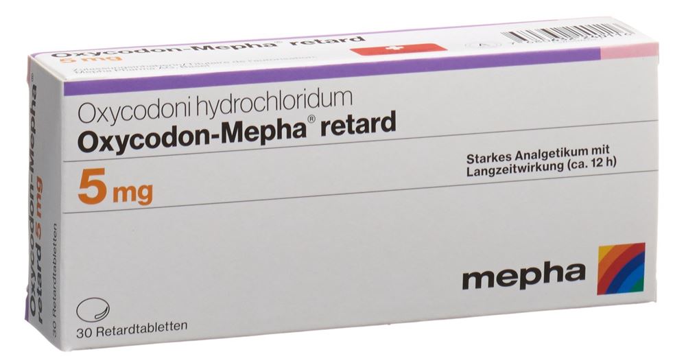 OXYCODON Mepha cpr ret 5 mg 30 pce