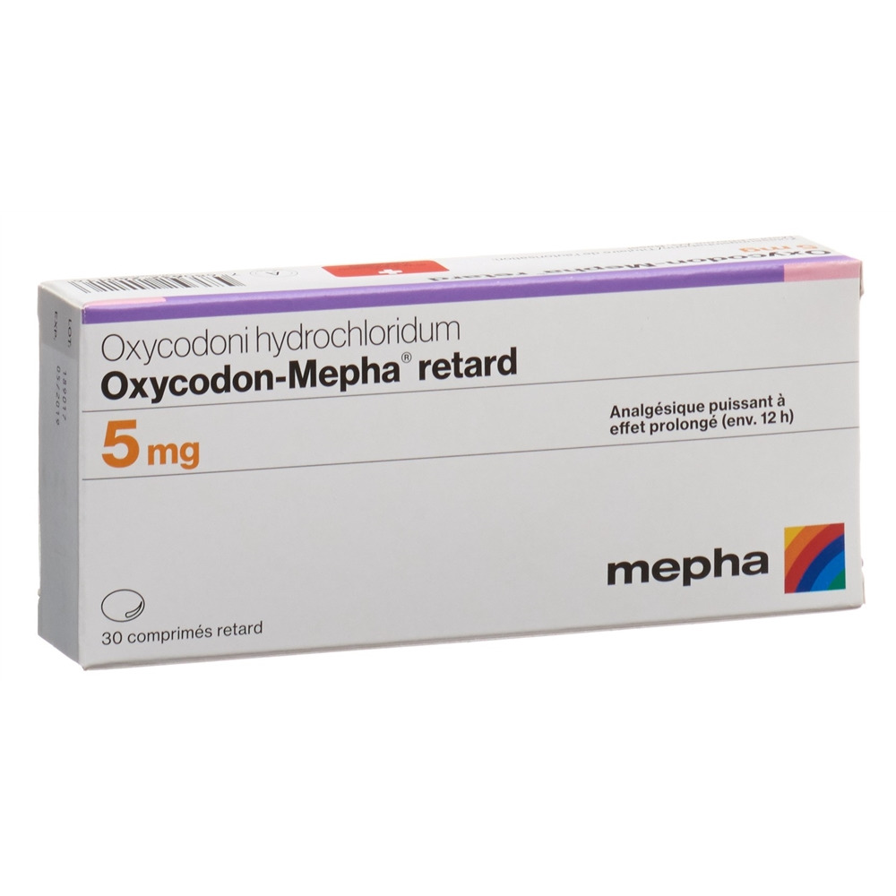 OXYCODON Mepha cpr ret 5 mg 30 pce