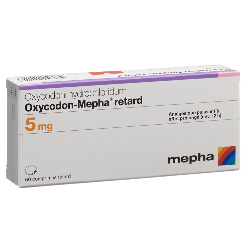 Oxycodon-Mepha retard 5 mg, Retardtabletten