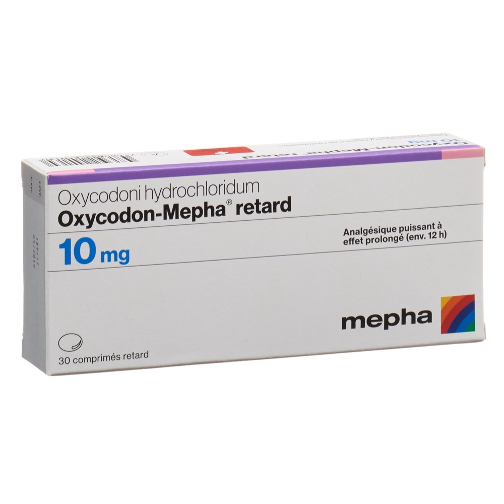 Oxycodon-Mepha retard 10 mg, Retardtabletten