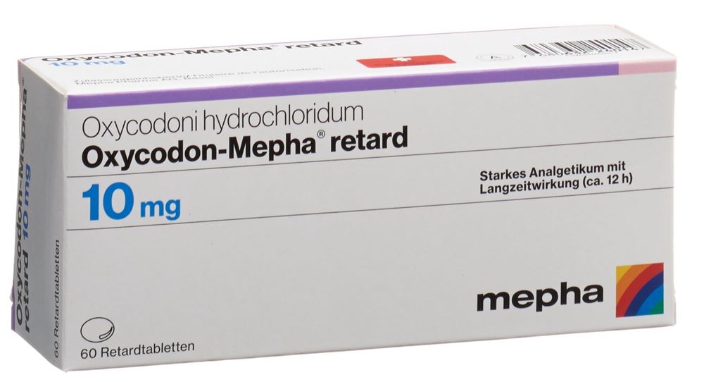 OXYCODON Mepha cpr ret 10 mg 60 pce