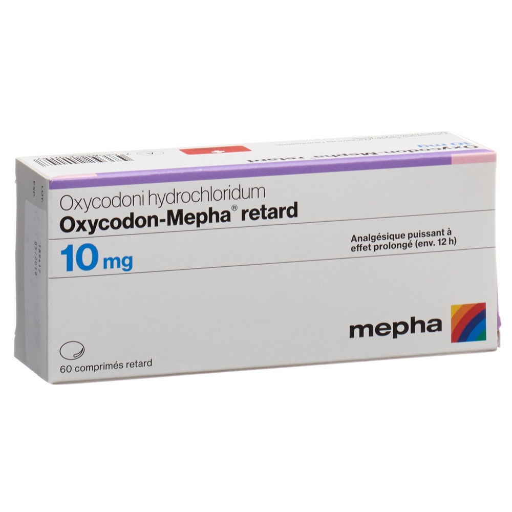OXYCODON Mepha cpr ret 10 mg 60 pce