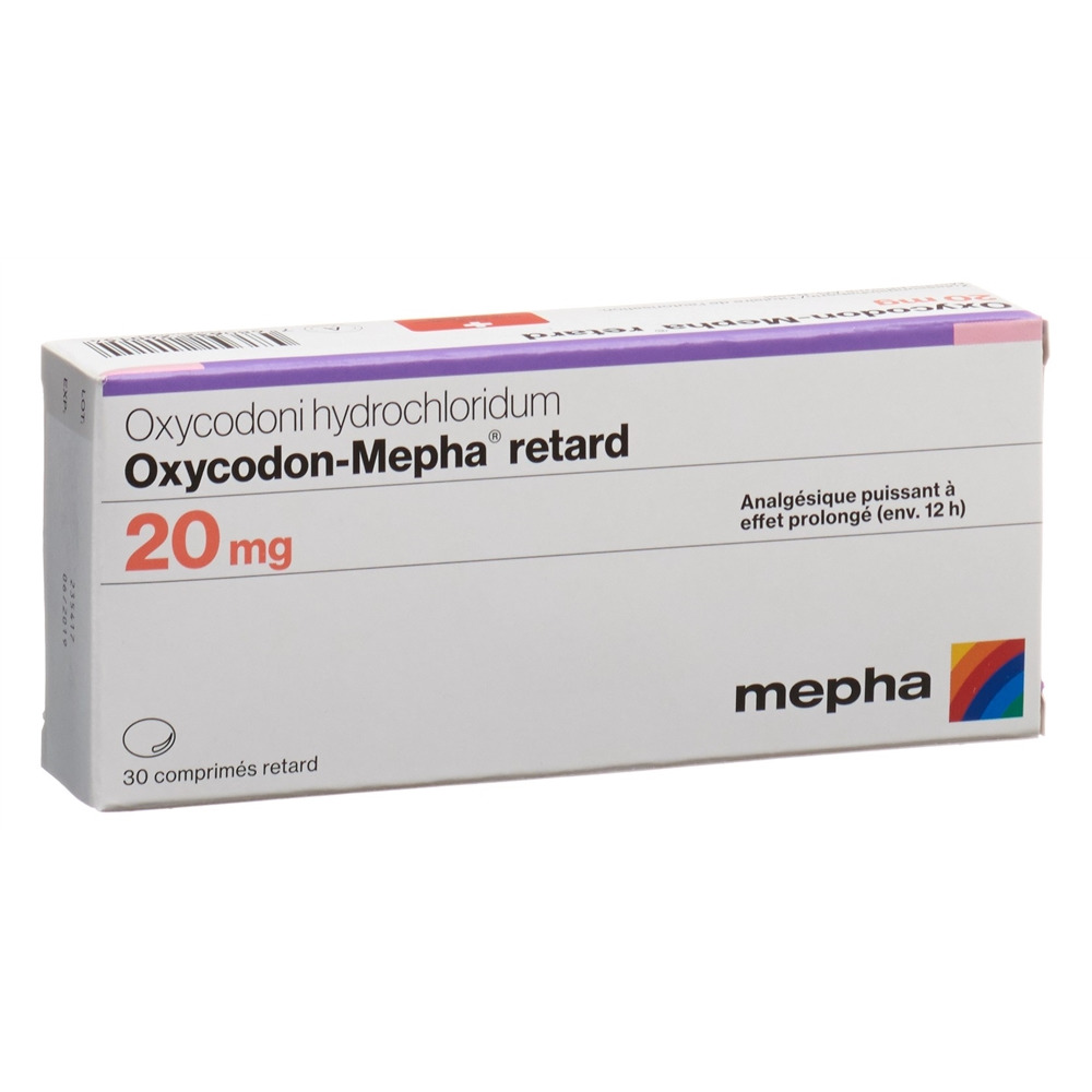 OXYCODON Mepha cpr ret 20 mg 30 pce