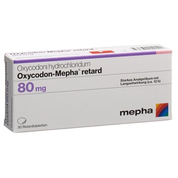 OXYCODON Mepha cpr ret 20 mg 60 pce