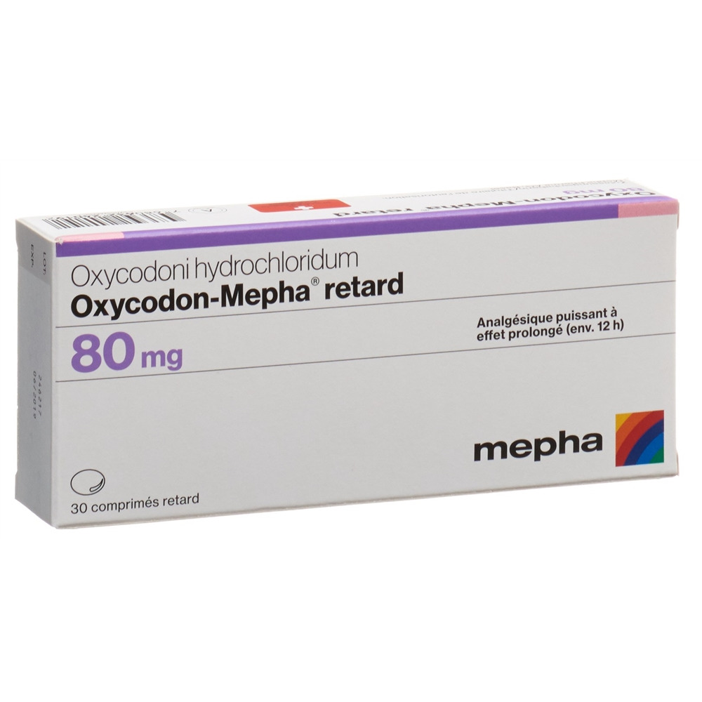 OXYCODON Mepha cpr ret 80 mg 30 pce