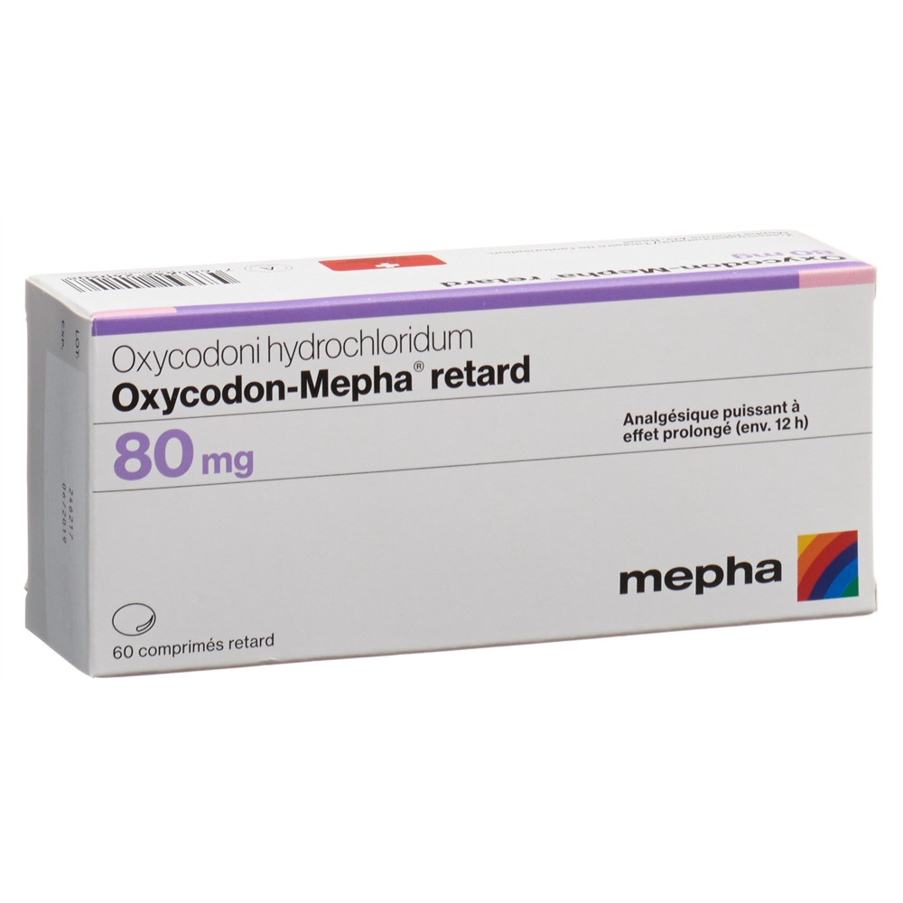 OXYCODON Mepha cpr ret 80 mg 60 pce