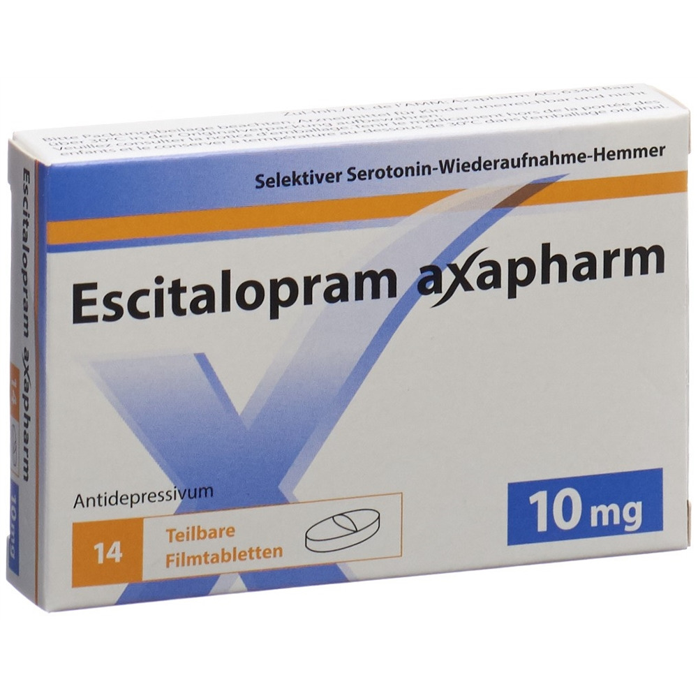 ESCITALOPRAM axapharm cpr pell 10 mg 14 pce