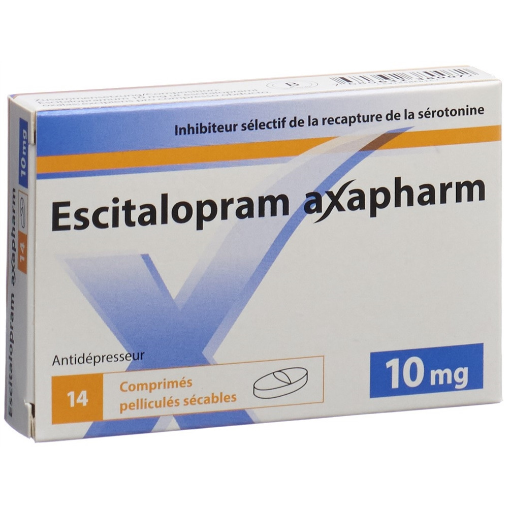ESCITALOPRAM axapharm cpr pell 10 mg 14 pce