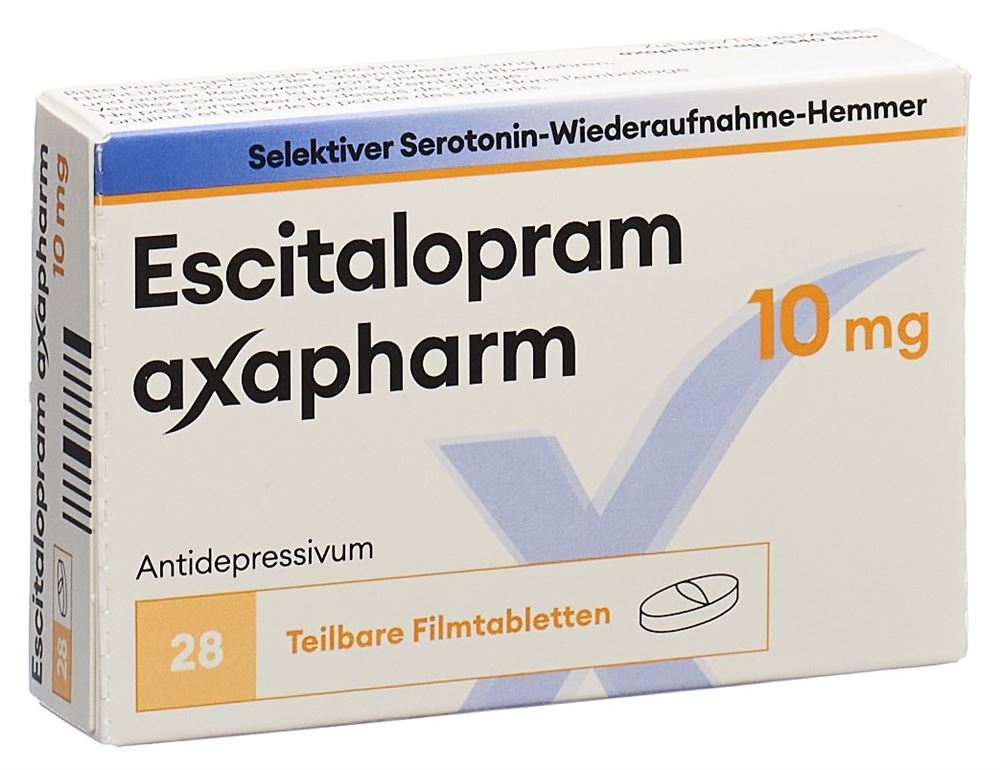 Escitalopram Axapharm 10mg, Filmtabletten