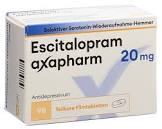 ESCITALOPRAM axapharm cpr pell 20 mg 98 pce