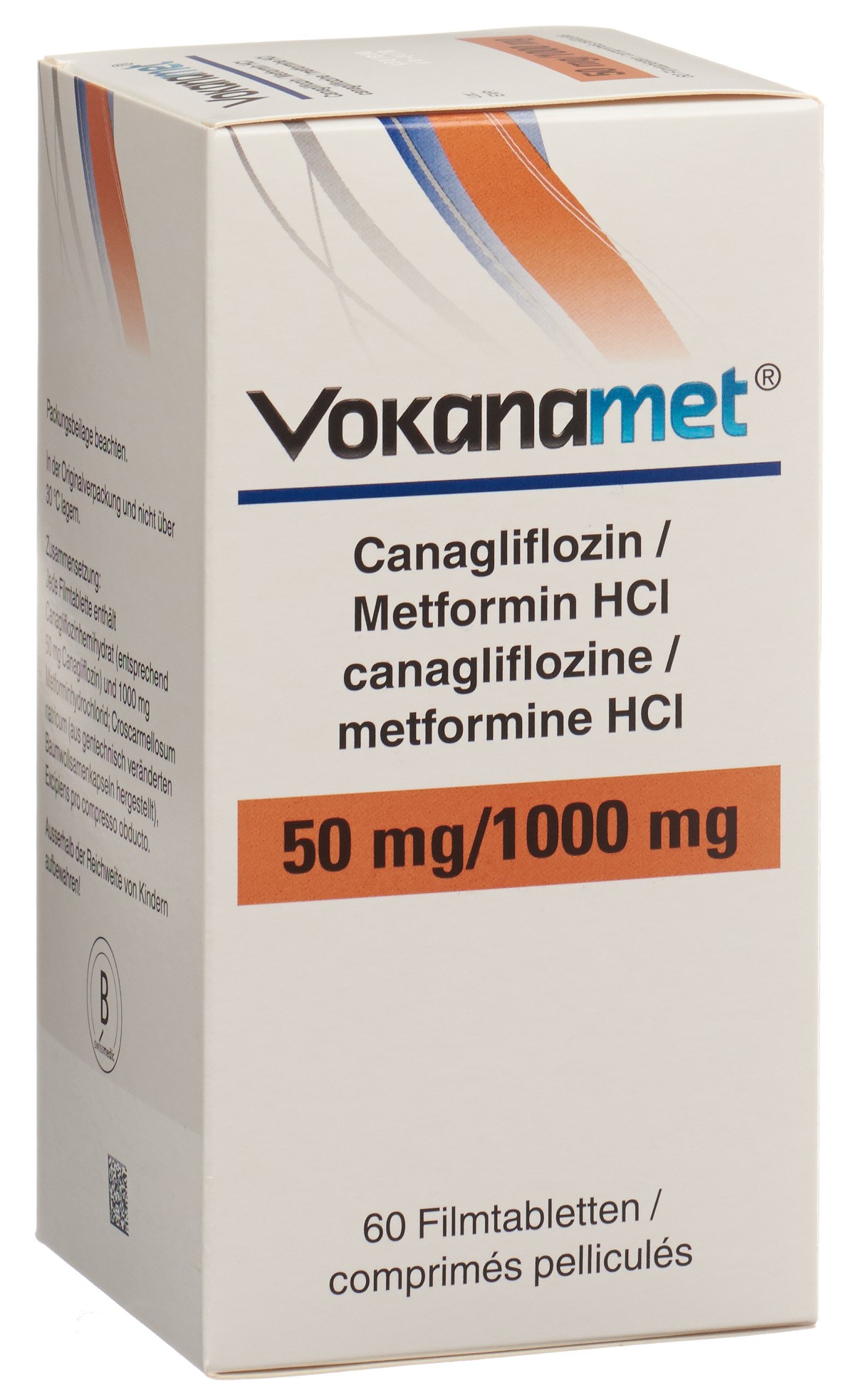 Vokanamet 150 mg / 850 mg, Filmtabletten