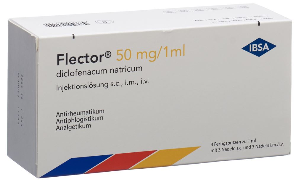 Flector 50 mg, soluzione iniettabile (siringa preriempita)