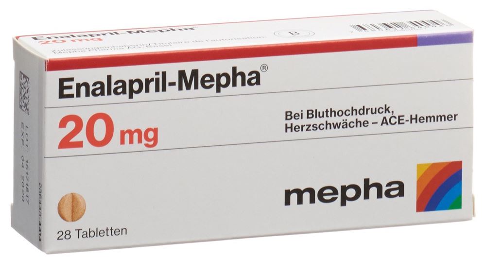 ENALAPRIL Mepha cpr 20 mg 28 pce