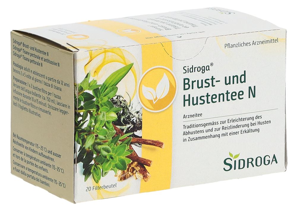 SIDROGA tisane pectorale antitussive N 20 sach 2 g