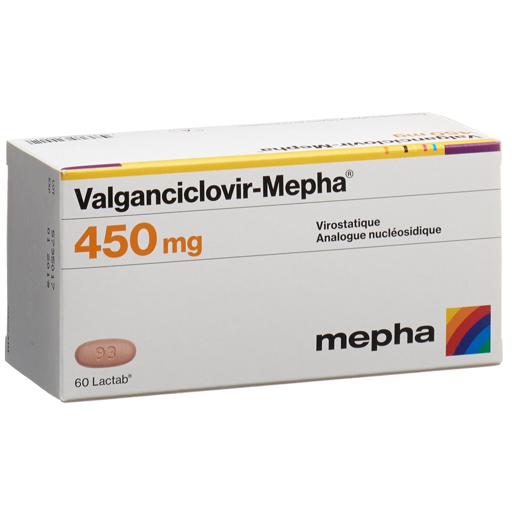 Valganciclovir-Mepha 450, Filmtabletten