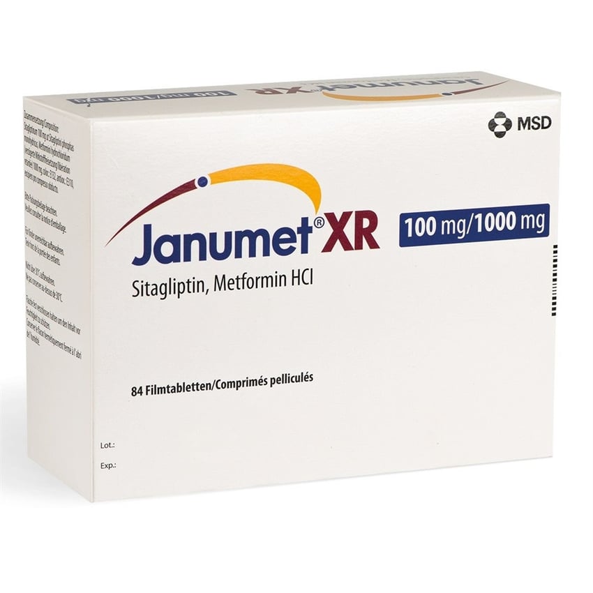 Janumet XR 50 mg/500 mg, Filmtabletten
