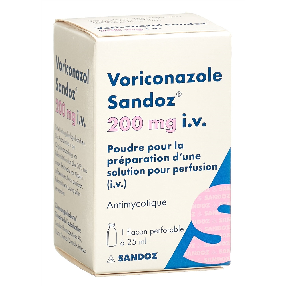 Voriconazol Sandoz 200 mg, Pulver für ein Konzentrat zur Herstellung einer Infusionslösung