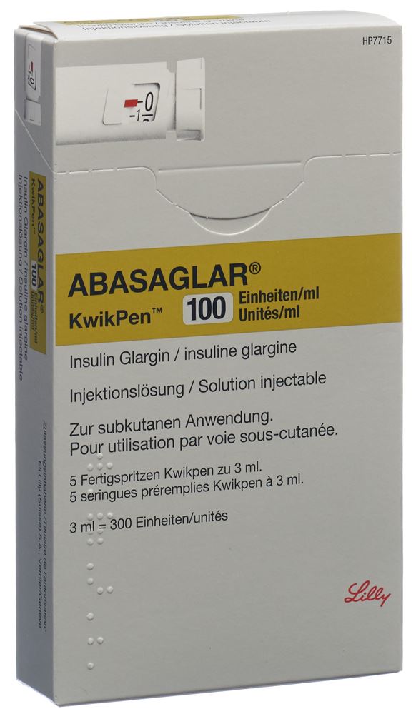 ABASAGLAR 100 U/ml Kwikpen (U80) 5 ser pré 3 ml