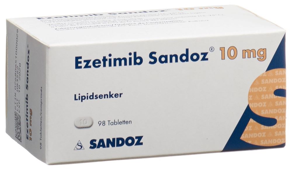 EZETIMIBE Sandoz cpr 10 mg 98 pce
