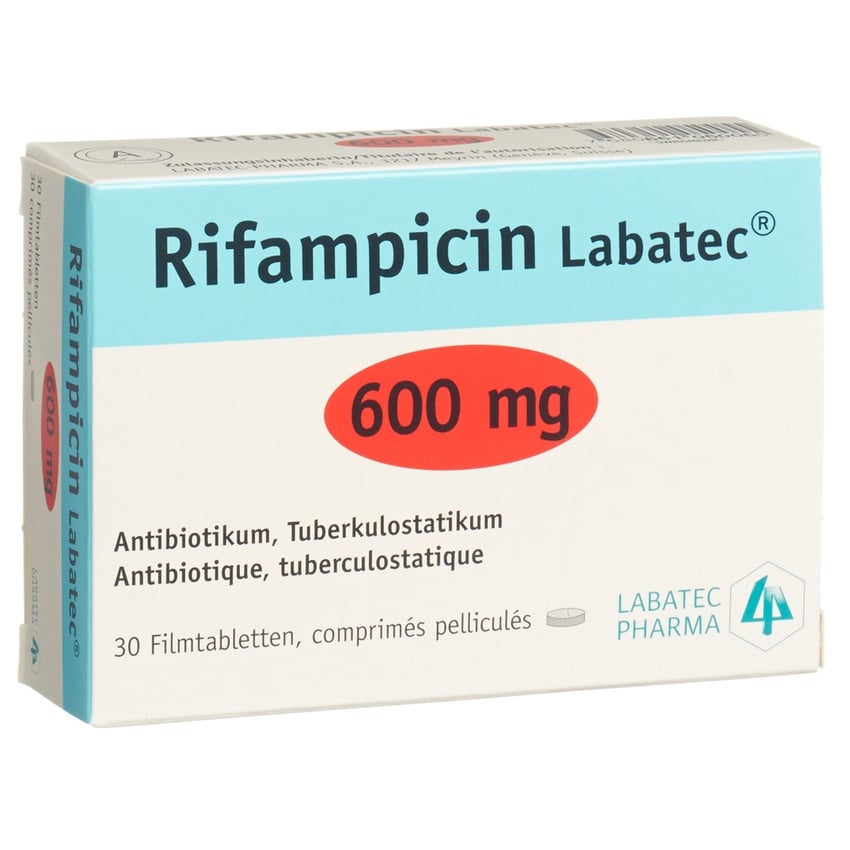 Rifampicin Labatec 600 mg, comprimés pelliculés