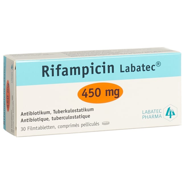 Rifampicin Labatec 600 mg, comprimés pelliculés