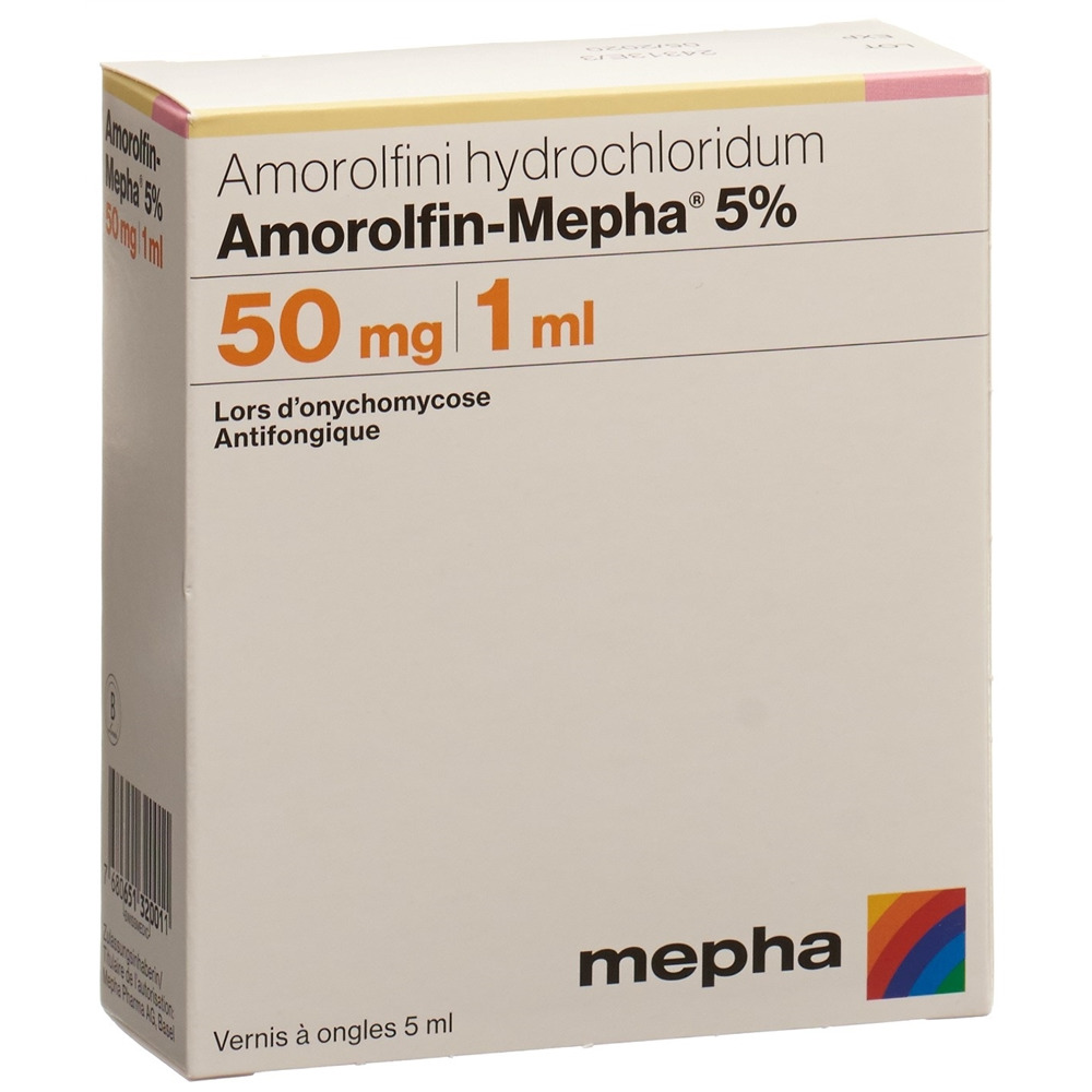 Amorolfin-Mepha 5%, wirkstoffhaltiger Nagellack