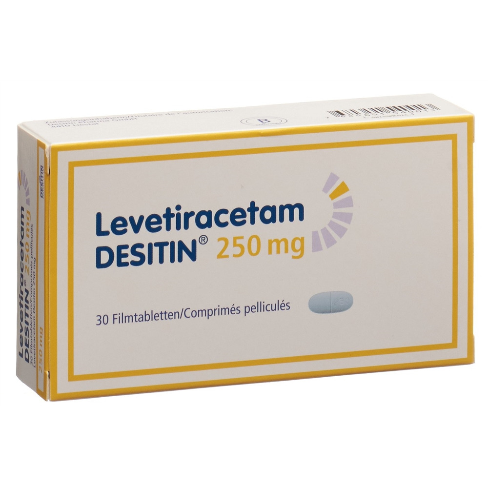 LEVETIRACETAM DESITIN cpr pell 250 mg 30 pce