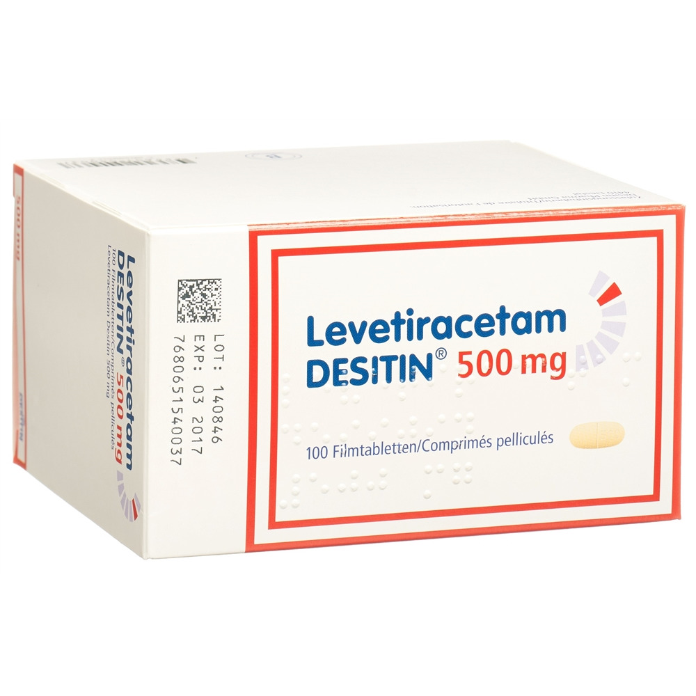 Levetiracetam Desitin 500 mg, Filmtabletten