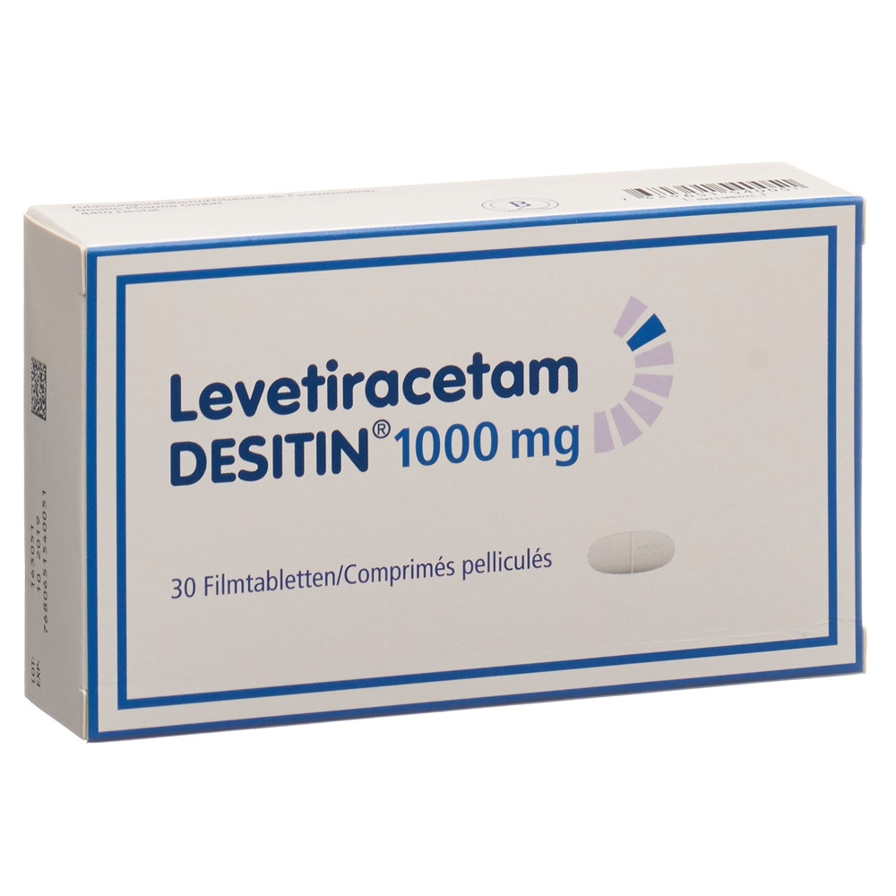 LEVETIRACETAM DESITIN cpr pell 1000 mg 30 pce