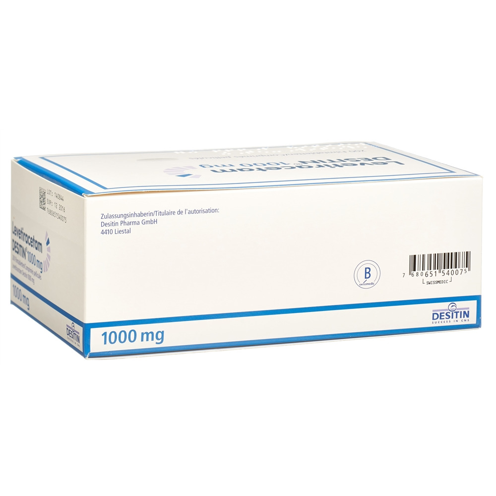 LEVETIRACETAM DESITIN cpr pell 1000 mg 200 pce