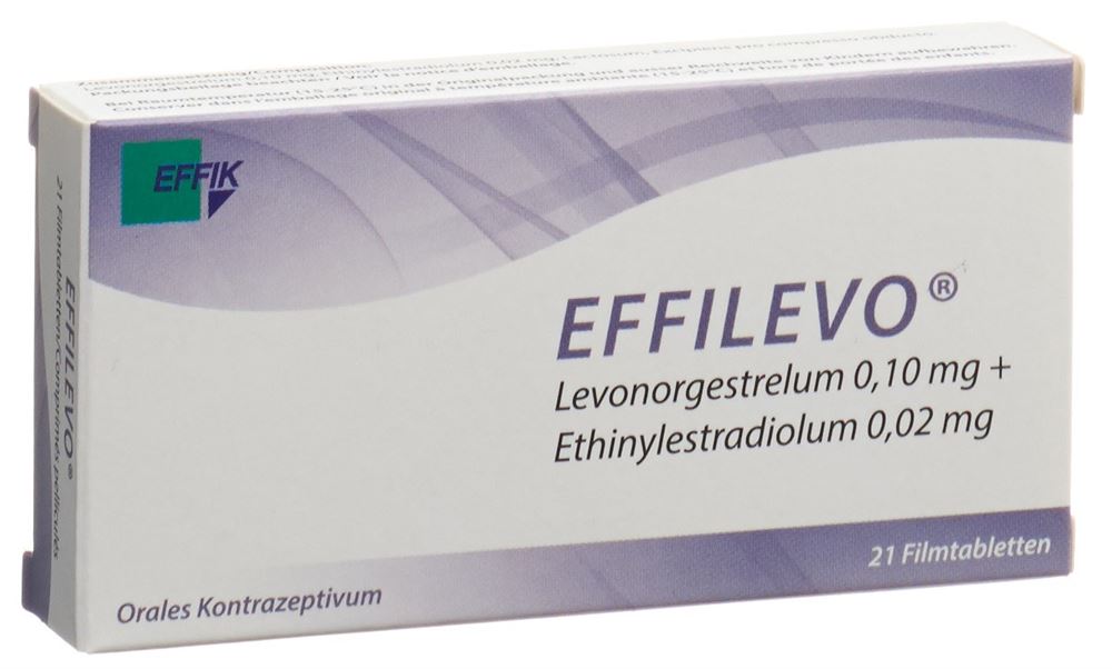 Effilevo 0.10 mg / 0.02 mg, comprimés pelliculés