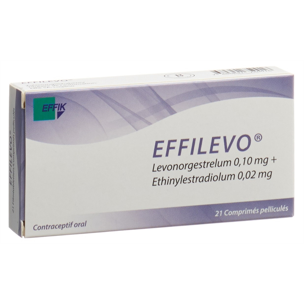 Effilevo 0.10 mg / 0.02 mg, comprimés pelliculés