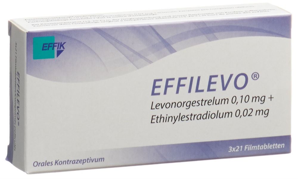Effilevo 0.10 mg / 0.02 mg, comprimés pelliculés