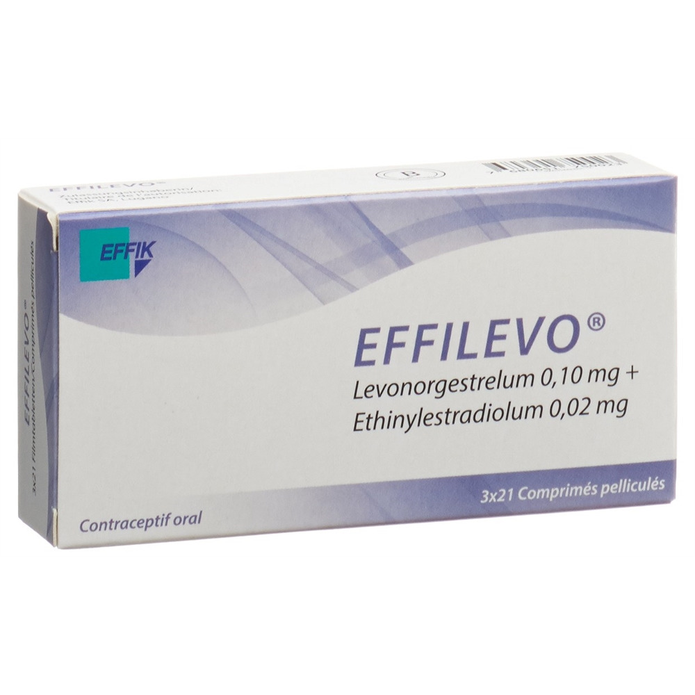 Effilevo 0.10 mg / 0.02 mg, comprimés pelliculés