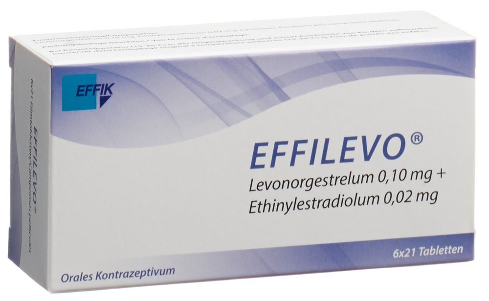 Effilevo 0.10 mg / 0.02 mg, comprimés pelliculés