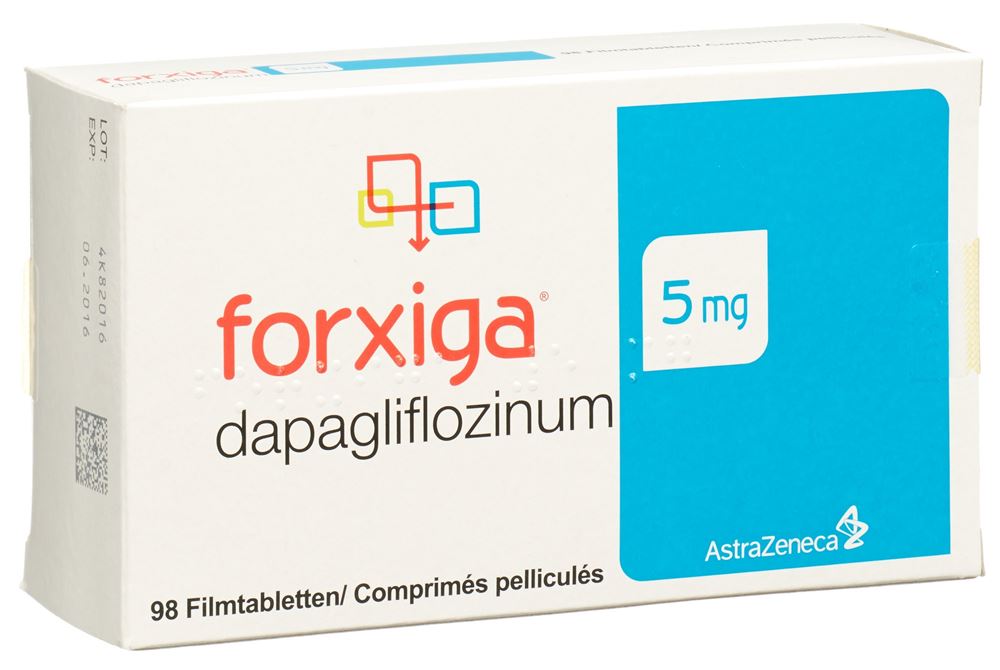 FORXIGA cpr pell 5 mg 98 pce