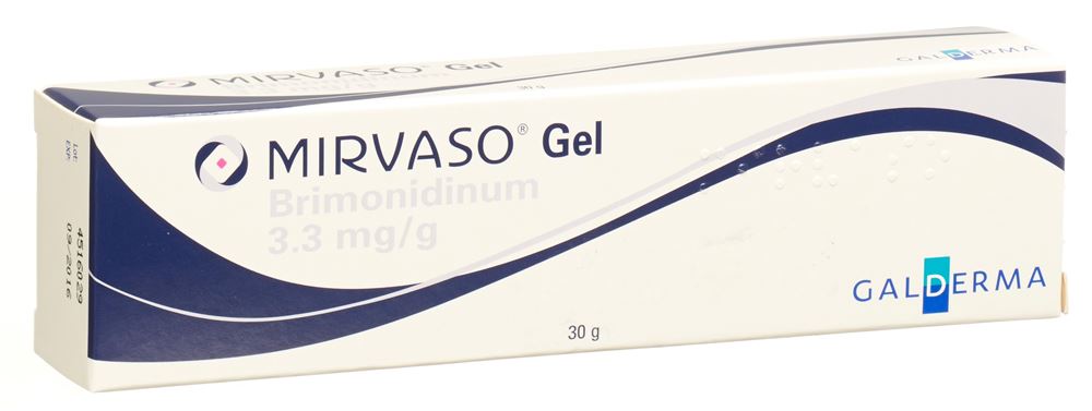 MIRVASO gel 3.3 mg/g tb 30 g