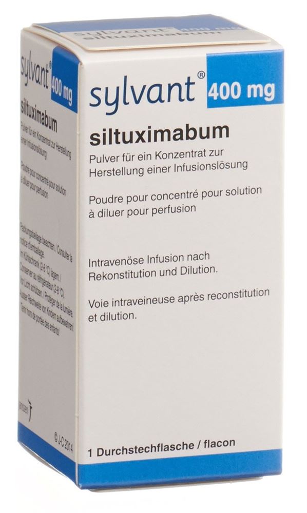 SYLVANT 400 mg subst sèche flac perf  1 pce