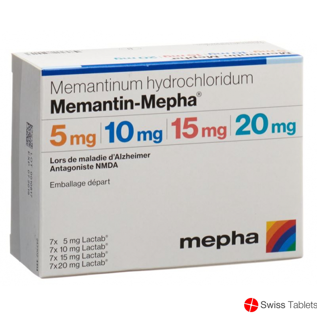 Memantin-Mepha 10 mg, Lactab