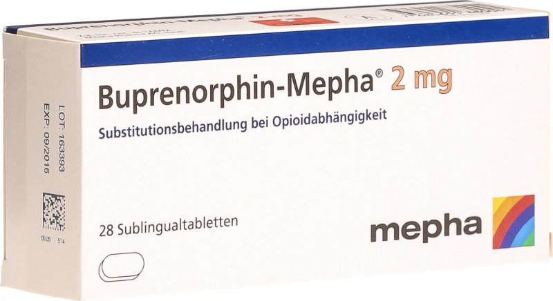 BUPRENORPHIN Mepha cpr subling 8 mg 28 pce