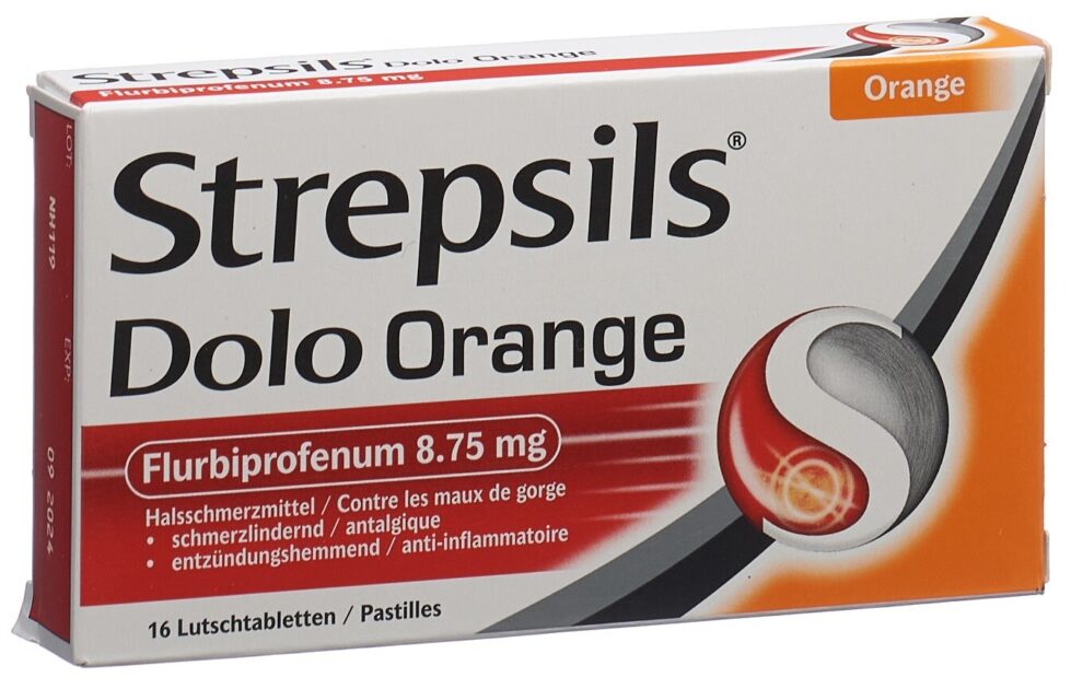 Strepsils Dolo Orange, Lutschtabletten