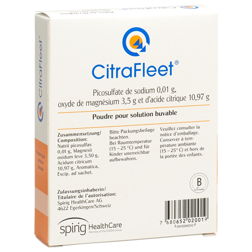 CITRAFLEET pdr sach 2 pce