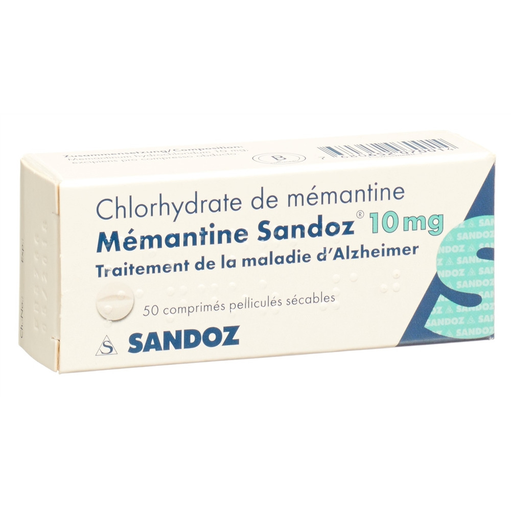 Memantin Sandoz 10 mg, Filmtabletten
