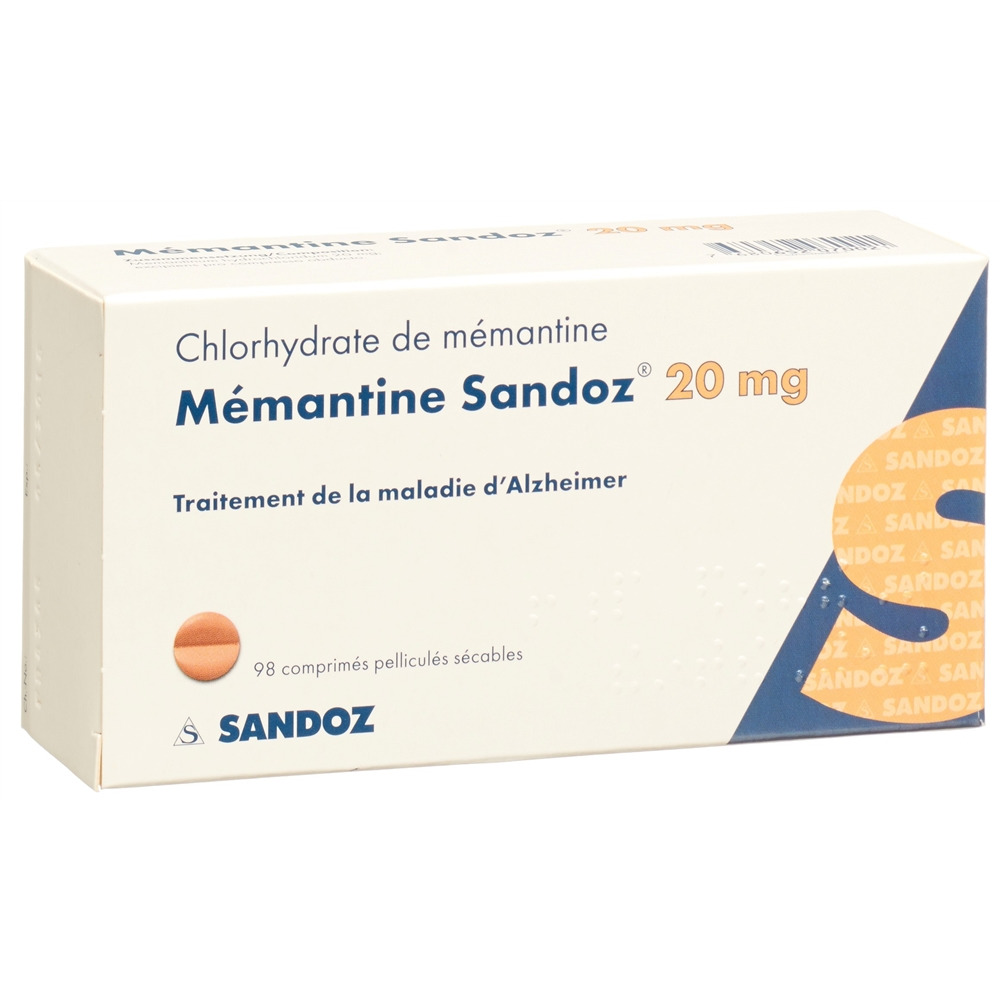 MEMANTINE Sandoz emb d 7x5/7x10/7x15/7x20mg 28 pce
