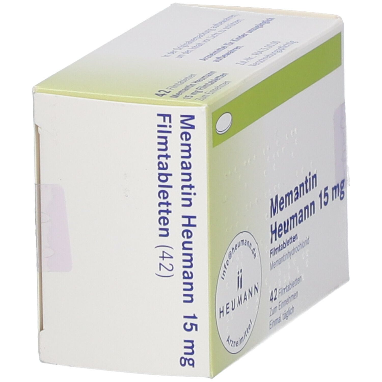 Memantin Sandoz 15 mg, Filmtabletten