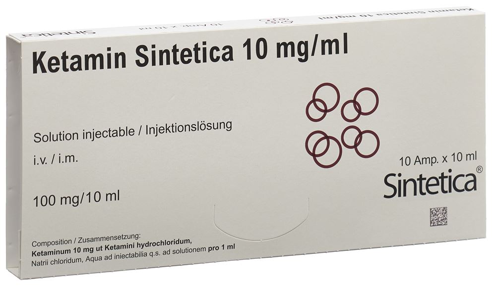 Ketamin Sintetica 10 mg/ml, soluzione iniettabile / concentrato per soluzione per infusione